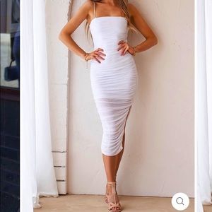 COPY - JAUS Sienna White Midi Dress 💕